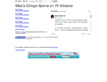 Tablet Screenshot of mattsarzsports.com